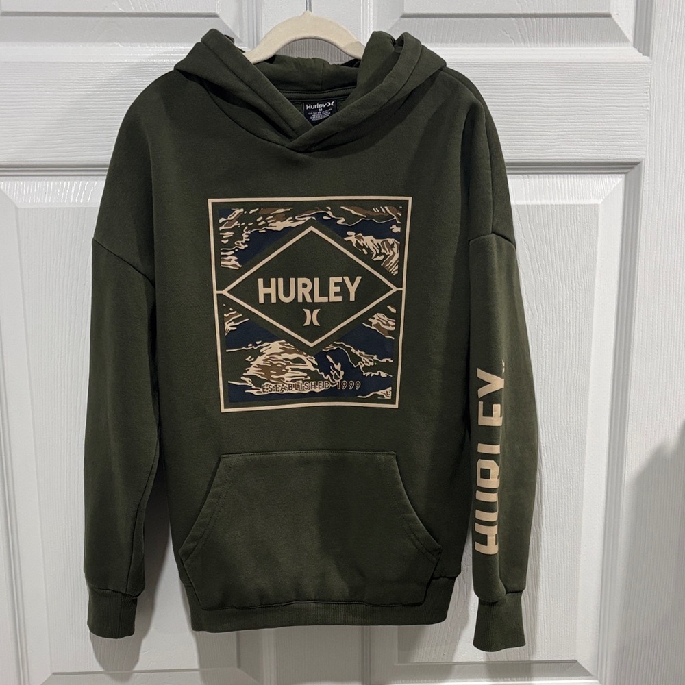 Hurley Men's Olive Hoodie Sweater
